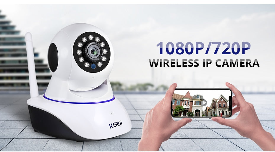 KERUI 1080P Mini Indoor Smart Night Vision Wireless Security Camera