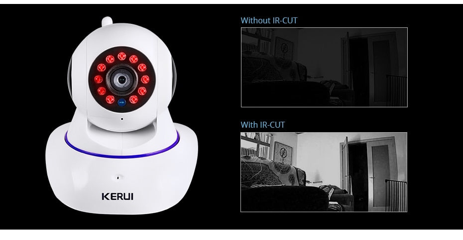 KERUI 1080P Mini Indoor Smart Night Vision Wireless Security Camera