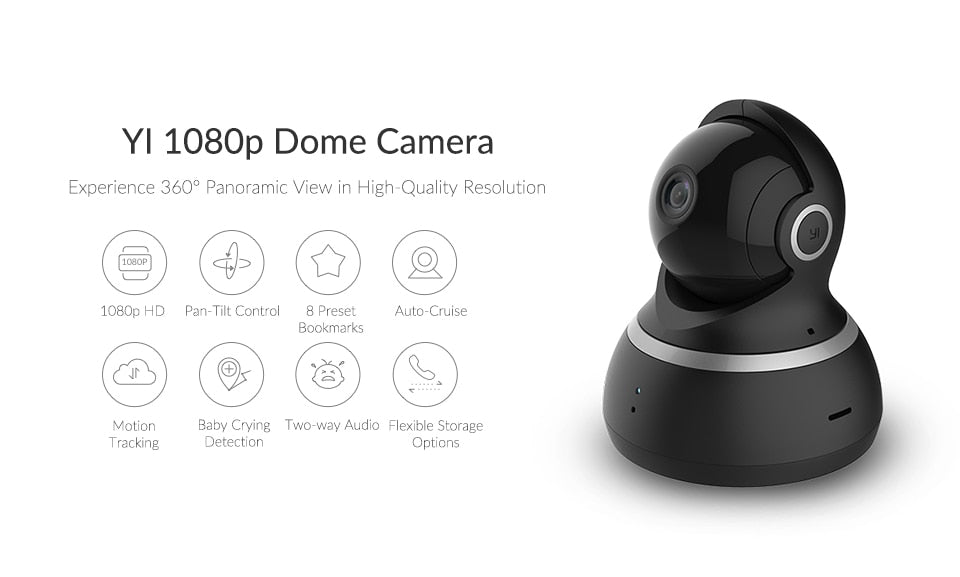 YI Dome Camera 1080P Wireless IP Security Surveillance System