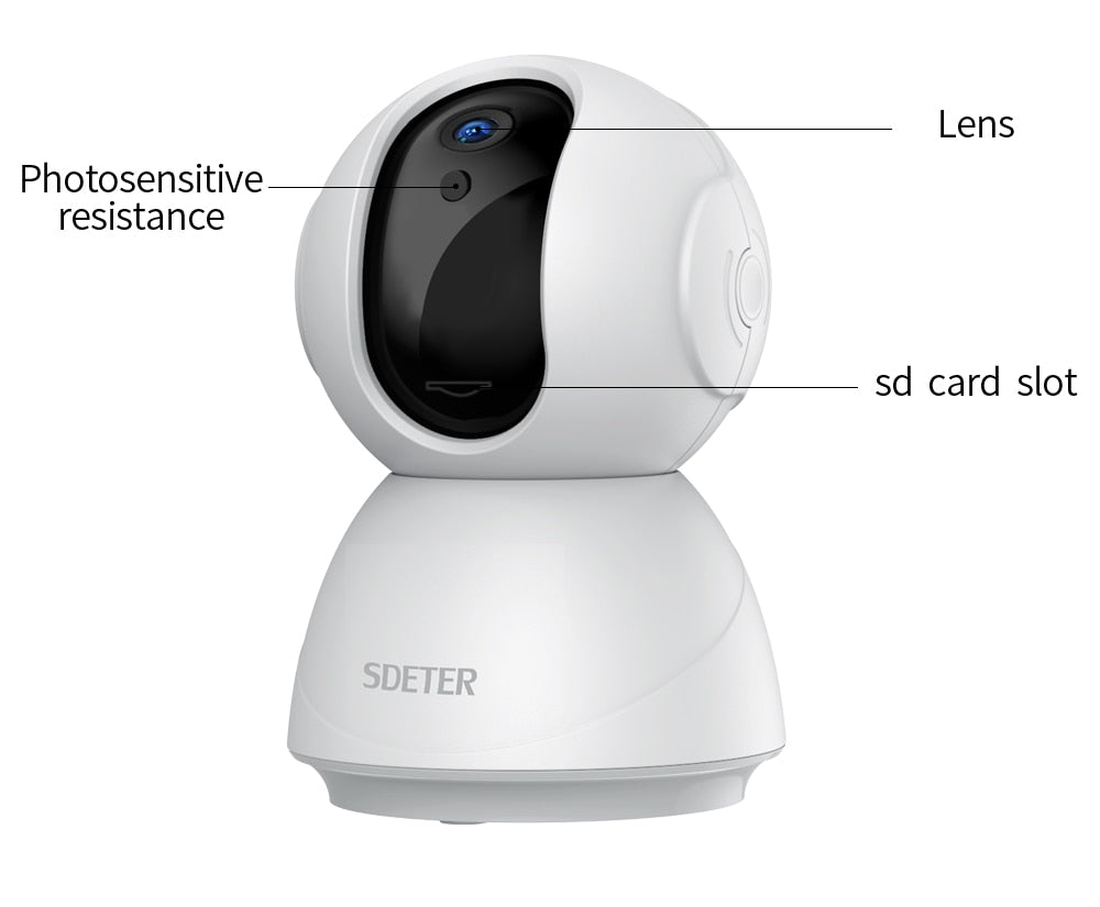 SDETER 1080P 720P IP Camera Security Camera Surveillance IR Night Vision P2P Baby Monitor