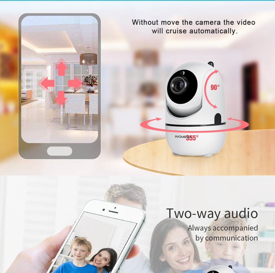INQMEGA 1080P Full HD Wireless Cloud IP Home Security Surveillance Camera With Two Way Audio