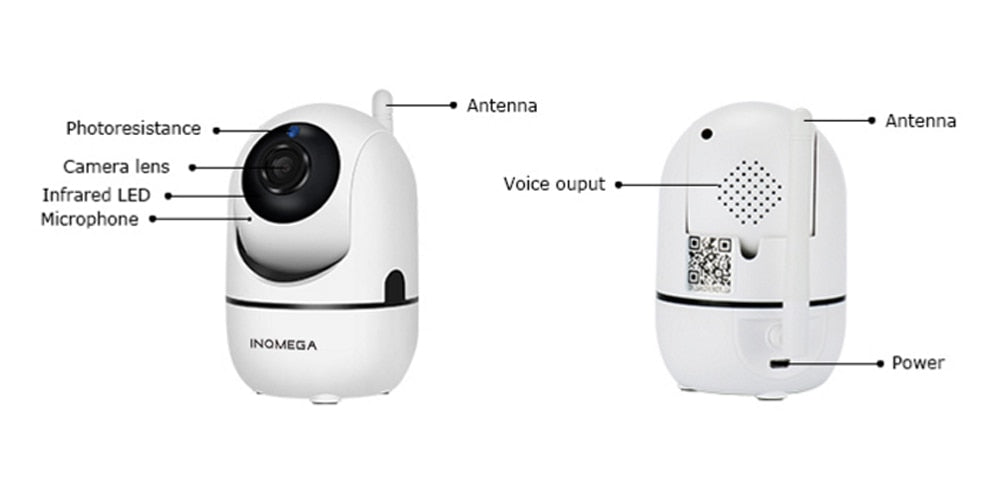 INQMEGA 1080P Full HD Wireless Cloud IP Home Security Surveillance Camera With Two Way Audio