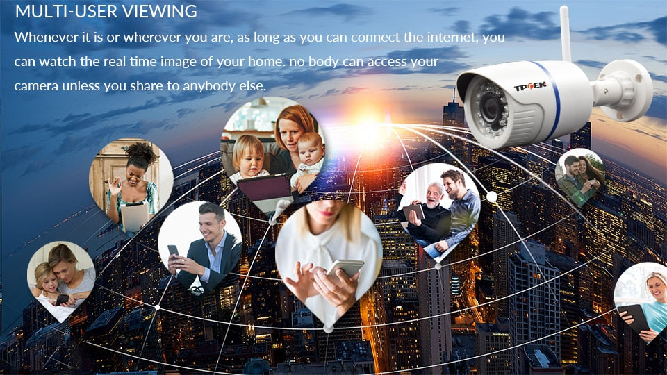 HD 1080P IP Camera Outdoor WiFi Home Security Camera Waterproof