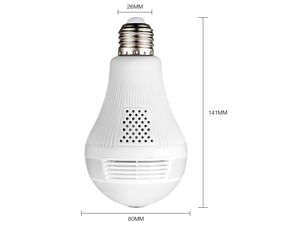 CORINA Kerui LED Light 960P Panoramic Home Security Lamp Camera 360 Degree