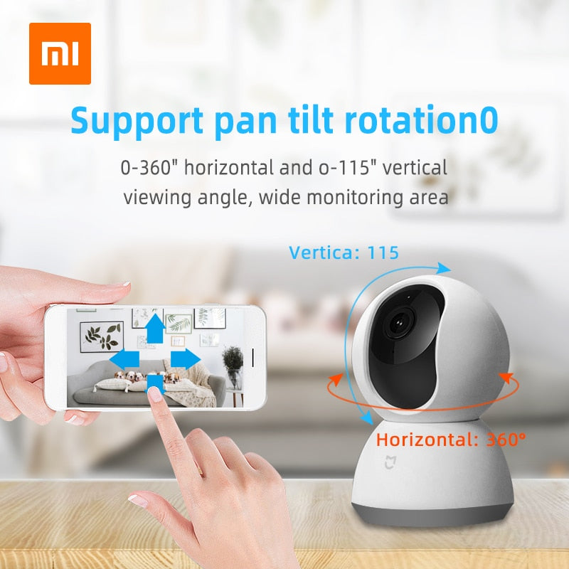 Xiaomi Mijia Mi 1080P IP Smart Camera 360 Angle Wireless WiFi Night Vision Protect Home Security - The Home Shield